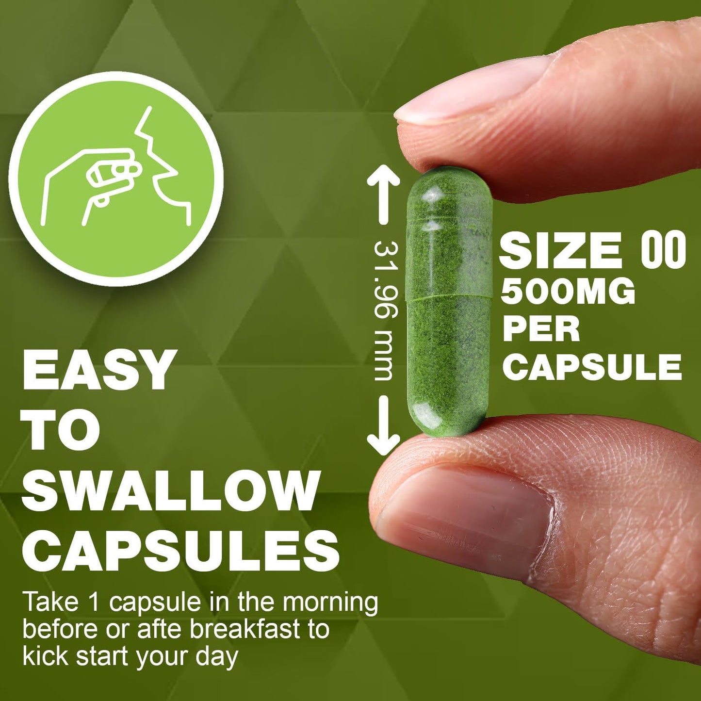 Grenera Organic Moringa Leaf Capsules