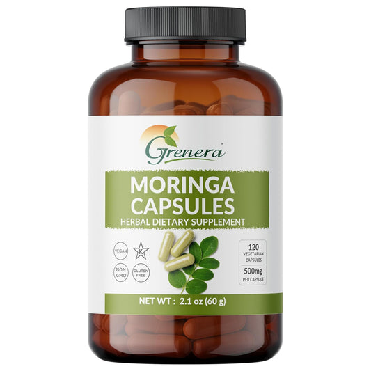 Grenera Organic Moringa Leaf Capsules
